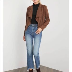 Brand new BB Dakota suede cropped jacket